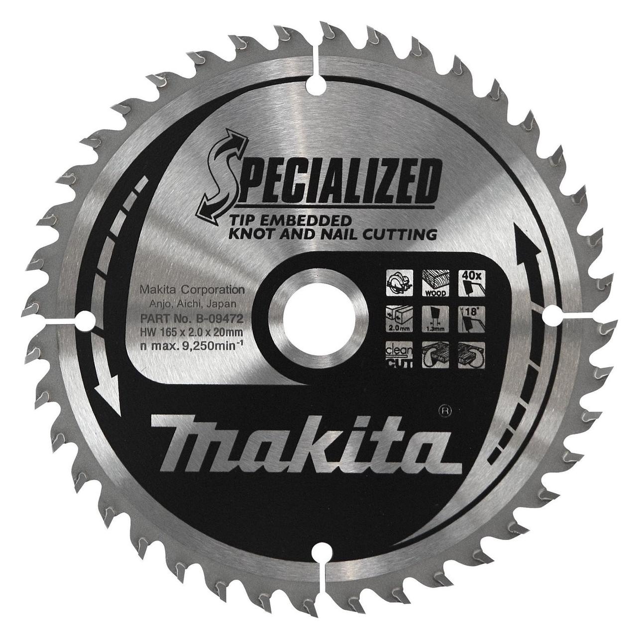 Makita SPECIALIZED Sägeb.190x20x40Z (B-40593)