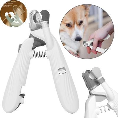 Happy Pet Pantry LED Pet Nail Clippers With Safety Light And Splash Guard For Cats & Dogs LED Pet Nail Clippers With Safety Light And Splash Guard For Cats & Dogs