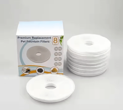 Inspire Curations PureFlow Catit Activated Carbon Fountain Filters 8pcs