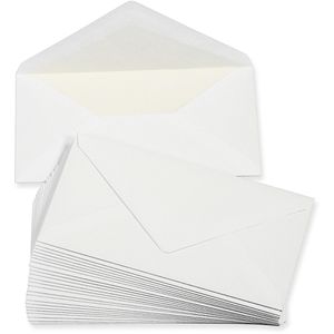 tatmotive Briefumschläge weiß, DIN Lang, ohne Fenster, nassklebend, 100g/m², 250 Stück