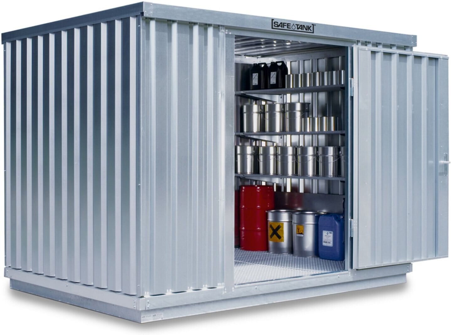 Säbu SAFE Tank 1000 (Außenaufstellung) Verzinkt, montiert (319810101)