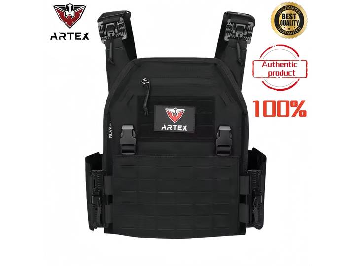 Gilet tactique ARTEX, chasse en plein air, porte-plaque, gilet de protection réglable, porte-équipement d'airsoft, équipement de combat, gilet 6094