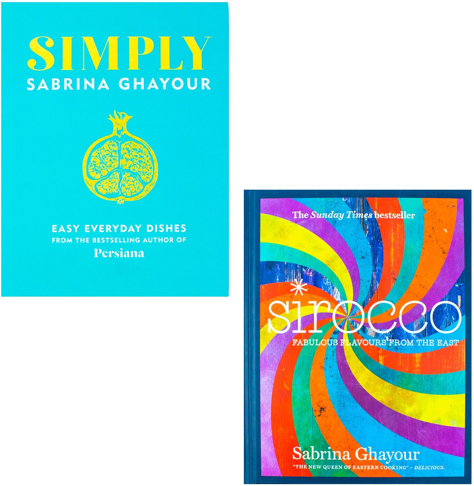 Mitchell Beazley Sirocco & Simply 2 Book Set by Sabrina Ghayour – Easy Middle Eastern Recipes & Everyday Cooking Collection
