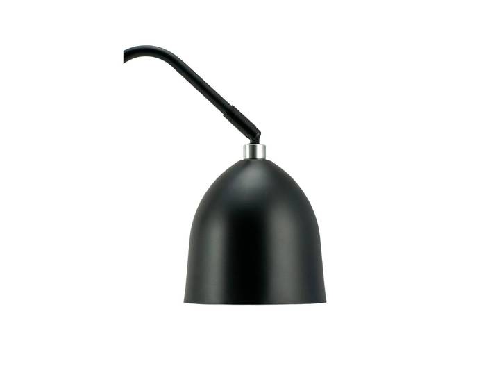 Dyberg Larsen Tischlampe Easton, schwarz, für Wohn- / Esszimmer, Metall, Skandinavisch, Tischlampe
