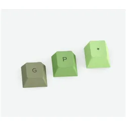 GLORIOUS PC Gaming Race GPBT Keycaps - 114 PBT Tastenkappen, ANSI, US-Layout, Olive