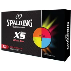 Spalding XtraSpin Golfball 12er vier Farben