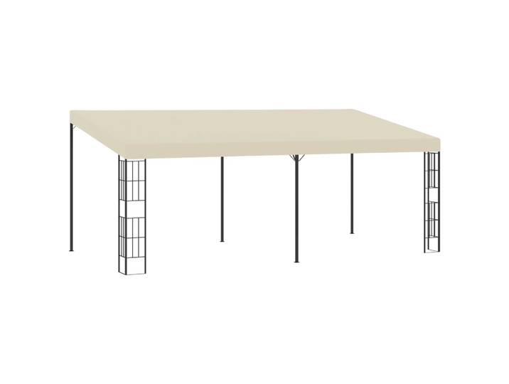 Vidaxl - Belvédère Mural 3x6 M Crème Tissu