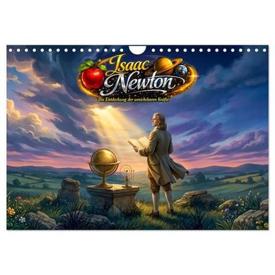 Isaac Newton - Vom fallenden Apfel zu den Gesetzen des Universums. (Wandkalender 2027 DIN A4 quer), CALVENDO Monatskalender