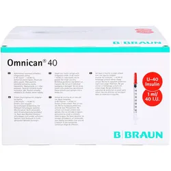 B.Braun, Bluttest, 40 Insulin U-40 1ml 0.3x12mm