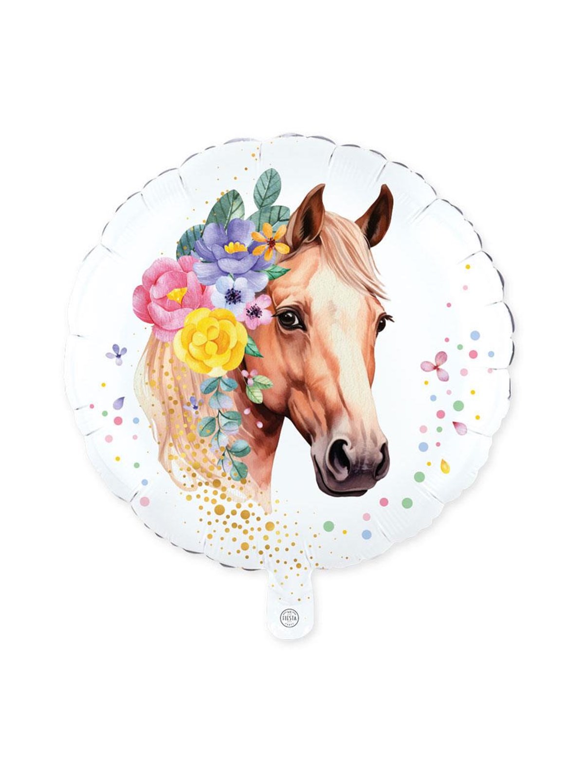 Globos Foil Balloon 18 Inch Round Horses