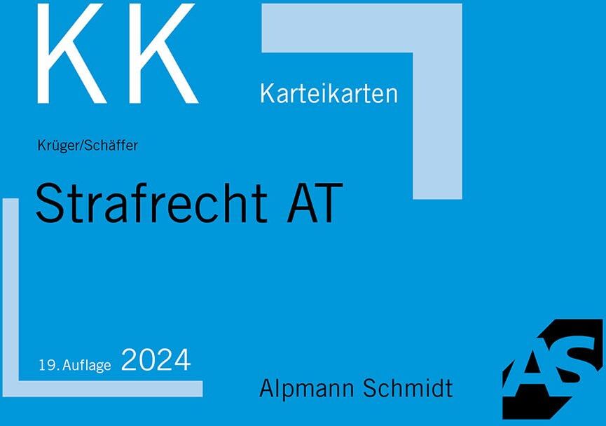 Rolf Krüger - Karteikarten Strafrecht Allgemeiner Teil - Preis vom 17.10.2026 19:25:27 h