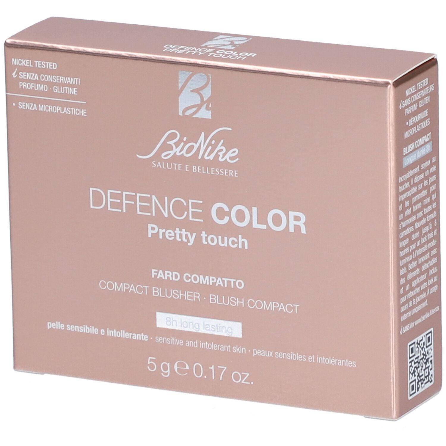 BioNike Defence Color Pretty Touch Blush 302 Peach 5 g Make up