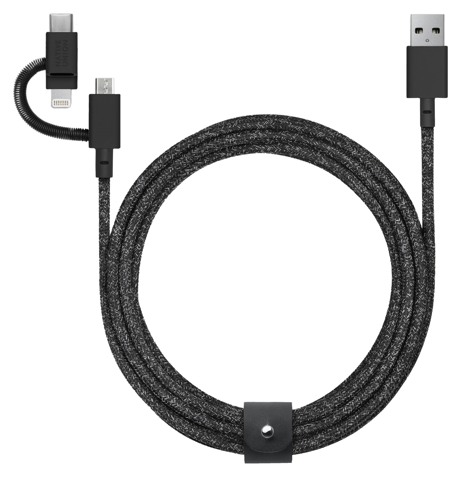 Native Union Belt Cable Universeel, 2 meter, zwart
