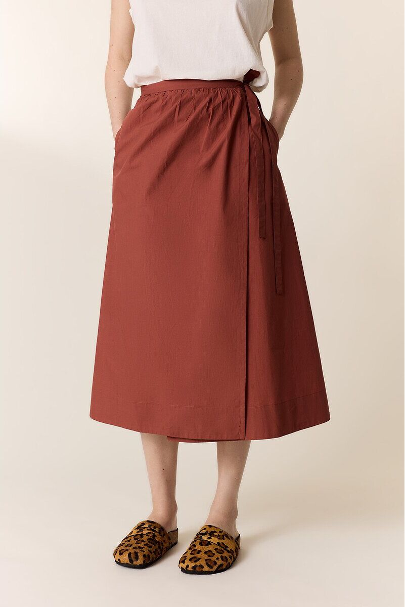 LEON & HARPER Jupe midi portefeuille, JULEP