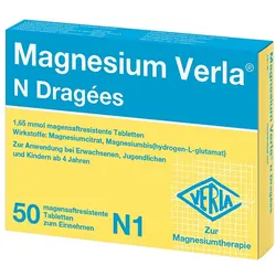 MAGNESIUM VERLA N Dragees 50 St