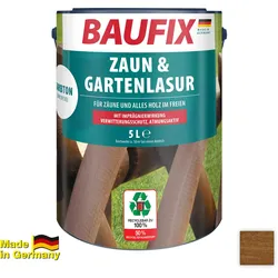 Baufix Zaun- und Gartenlasur - Nussbaum