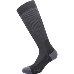CMP Campagnolo, Unisex, Sportsocken, Long Wool Trekking (36 - 38), Grau, Schwarz