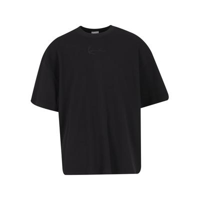 T-Shirt KARL KANI "Karl Kani Signature Waffle T-Shirt", Herren, Gr. S, schwarz, 100% Baumwolle, bedruckt, normal, Rundhals, Shirts T-Shirt