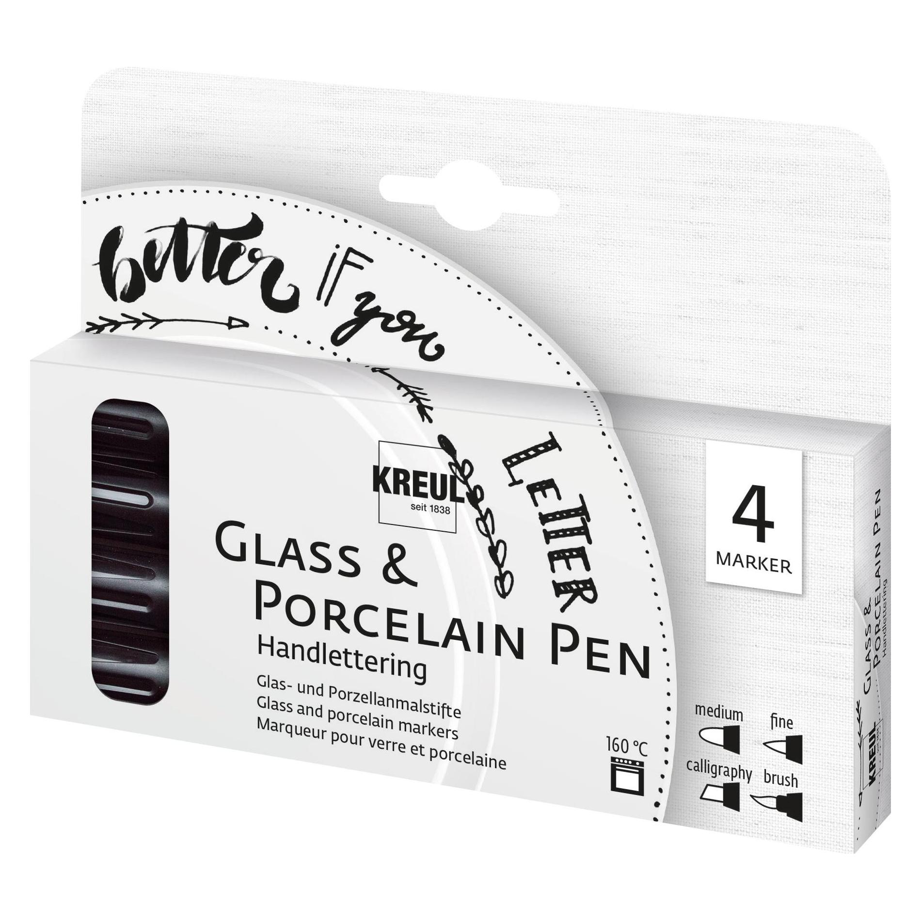 Kreul Glass & Porcelain Pen (4x) (16480)