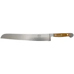 Güde Solingen Brotmesser, Küchenmesser, Silber, Braun