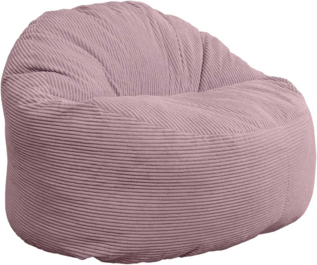 Zitzak Corduroy Zitkussen XXL Paars - Diameter: 100 cm