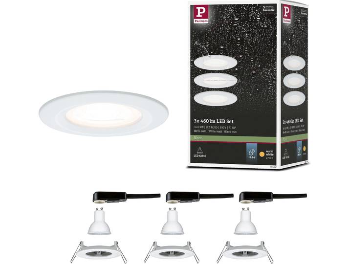 Paulmann LED Einbauleuchte Nova Basisset starr