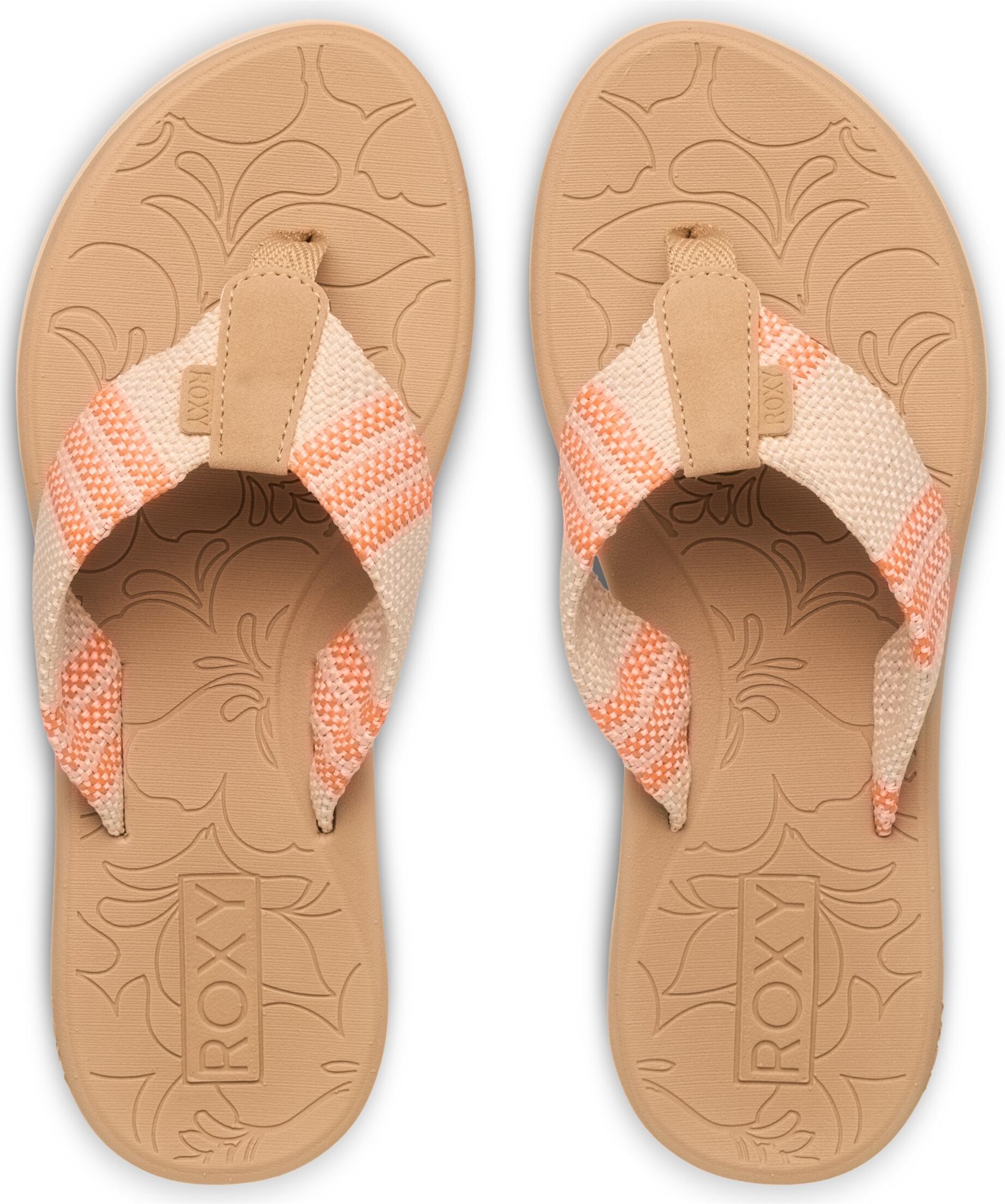 Zehentrenner ROXY "COLBEE HI", Damen, Gr. 38, orange, Synthetik, Schuhe Zehentrenner