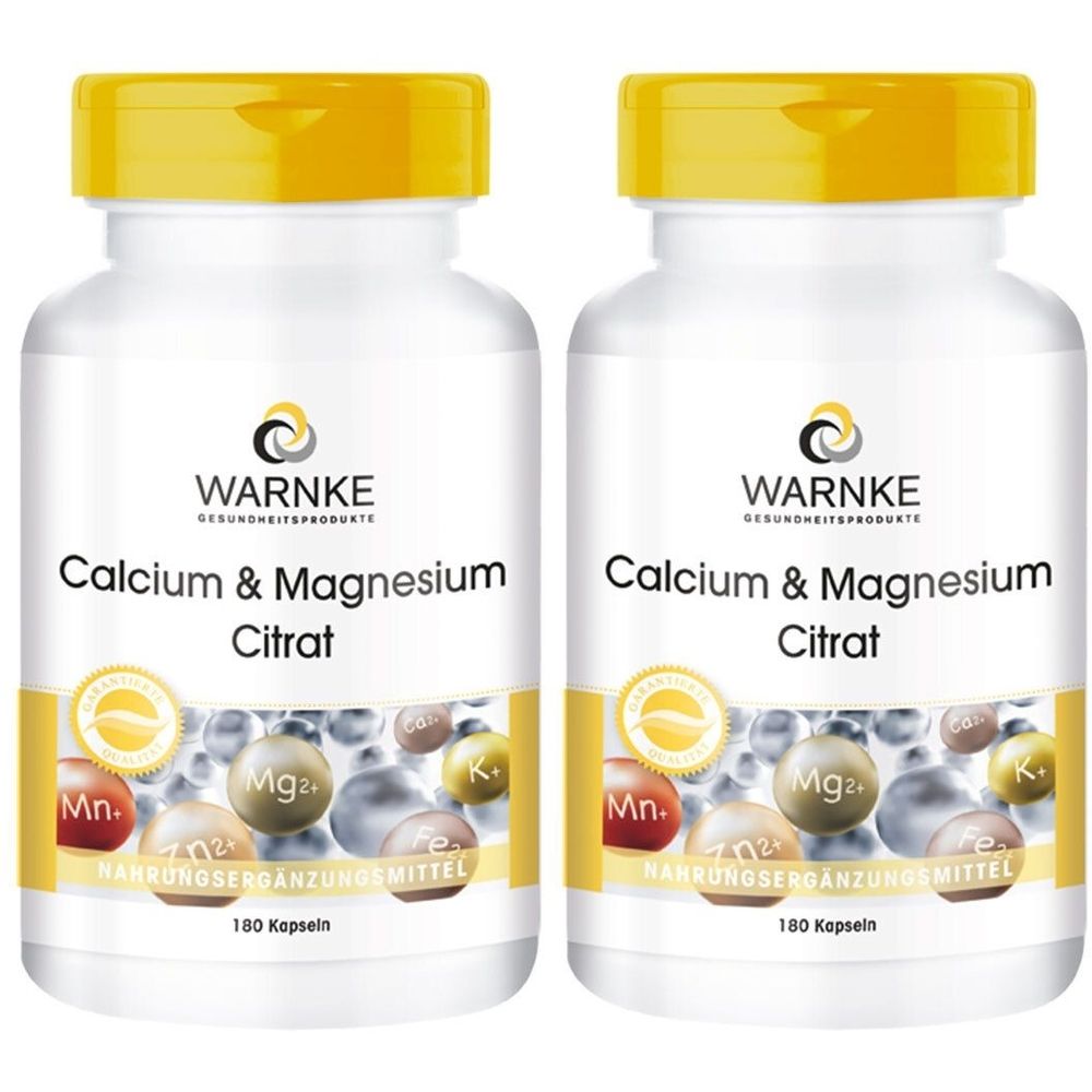 Calcium & Magnesium Citrat Kapseln 2x 2x180 St