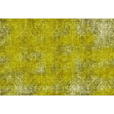 Fototapete LIVING WALLS "Walls by Patel Old Damask 1", gelb, B:4m L:2,7m, Vlies, Tapeten, Vlies, Wand, Schräge