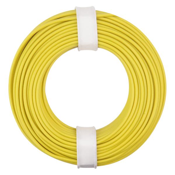 Donau KUPFERSCHALT-LITZE 0,25 / 10m gelb (10 m) (125-013)