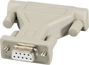 efbe Schott EB914 D-Sub 9 en D-Sub 25 adapter, beige