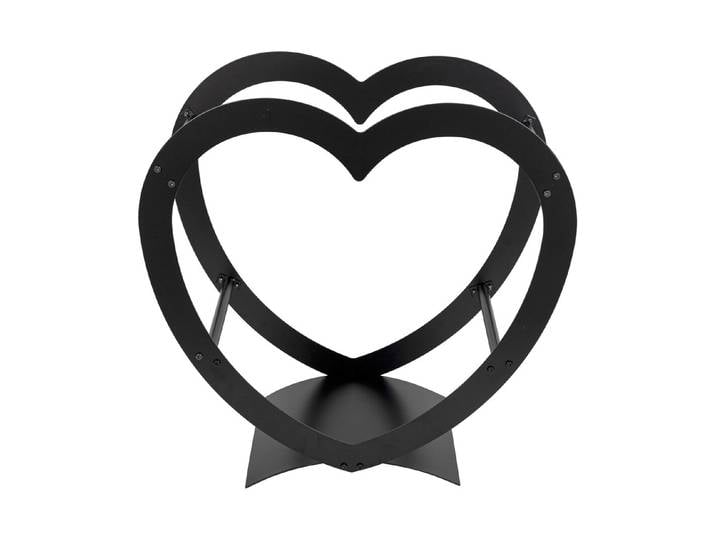 Nouvel Valentino Kaminholzregal 65x65x30cm Schwarz