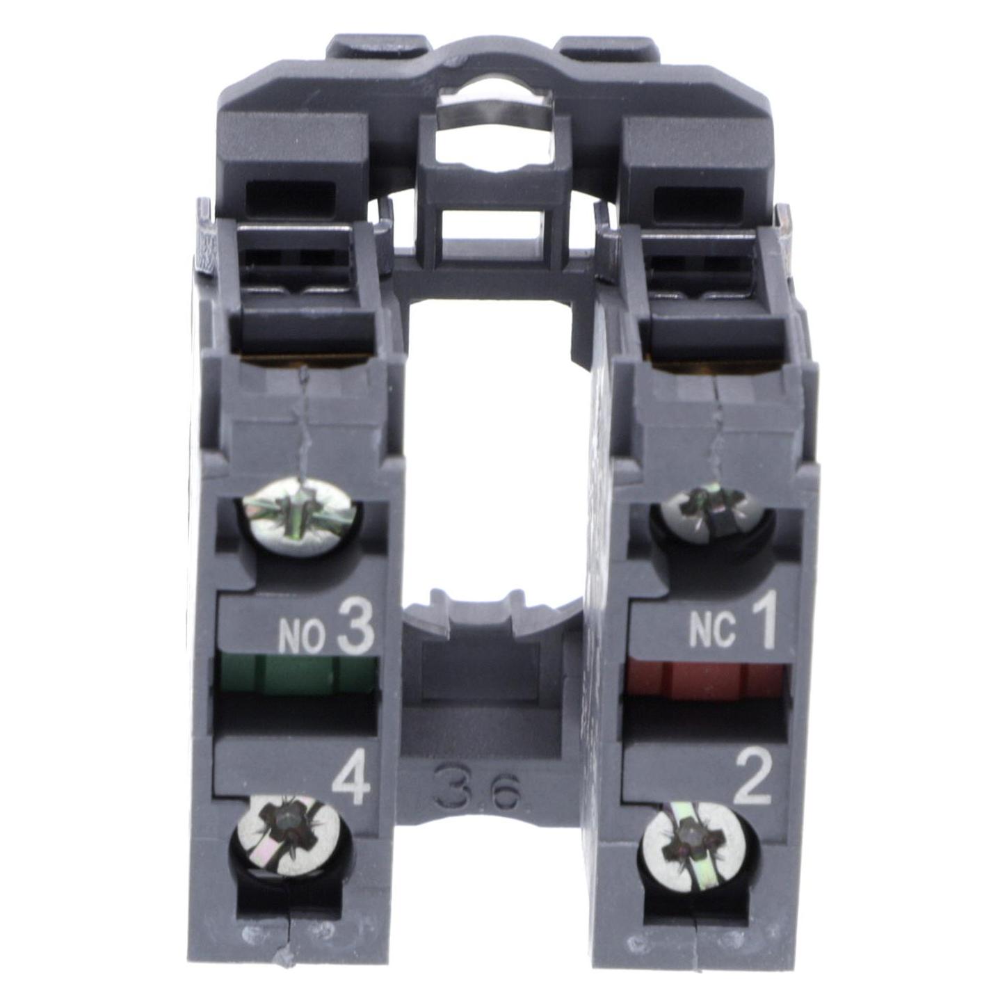 Schneider Electric Kontaktblock mit Fixiermanschette 1S/1OE (ZB5AZ105)