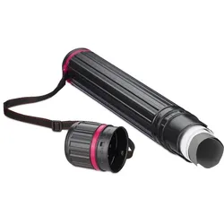 Relaxdays 4x Ausziehbare Posterrolle Pink,Schwarz
