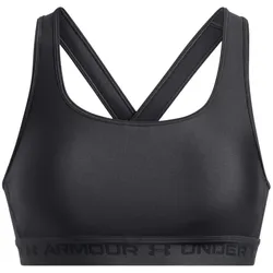 UNDER ARMOUR Armour Mid Crossback Sport-BH Damen 010 - jet gray/jet gray/black XS