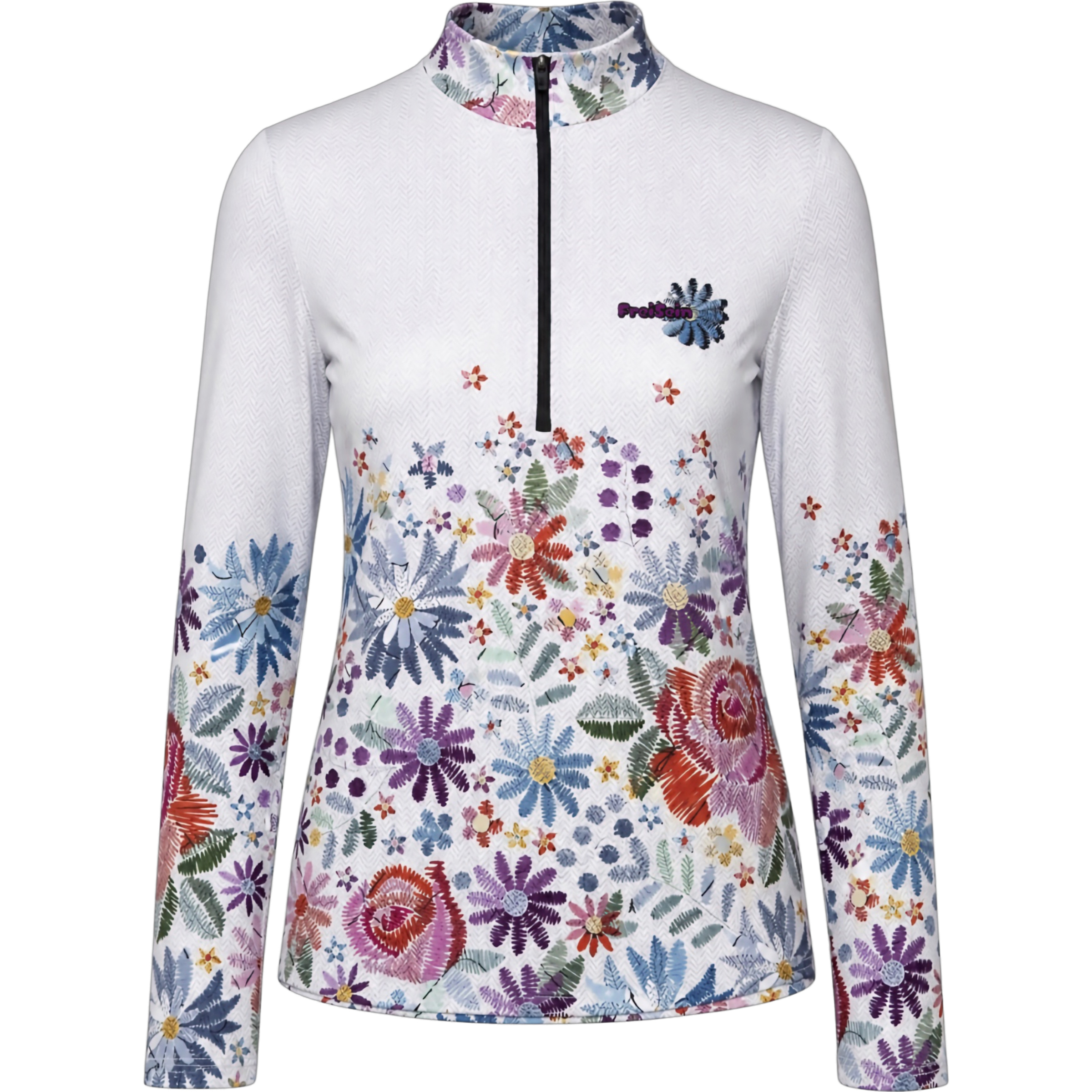 FreiSein RockGarden Damen Longsleeves weiss Größe L Lifestyle Elastisch