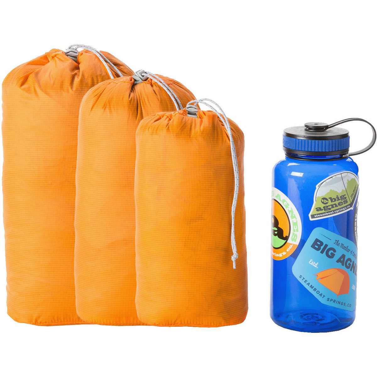 Big Agnes Essentials Stuff Sacks tangelo AESS24
