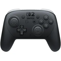 Nintendo Pro Controller (Switch 2), Gaming Controller, Schwarz