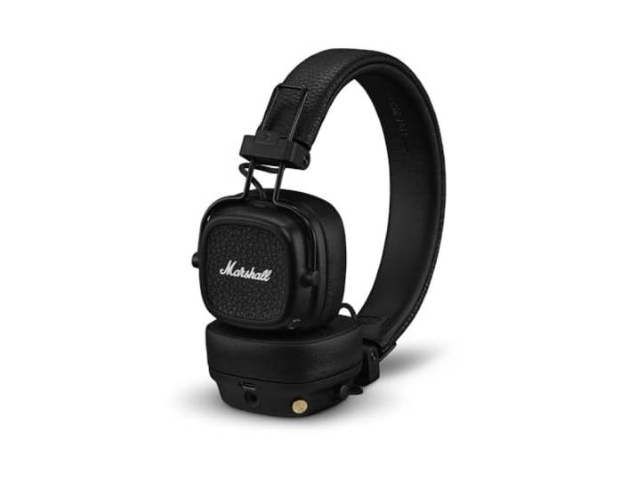 Marshall Major V Bluetooth draadloze hoofdtelefoon, 100 uur speeltijd - Zwart