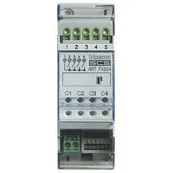 BTicino F430/4 Heizungsaktor 4-fach für Stellantrieben EIN/AUS Pumpen