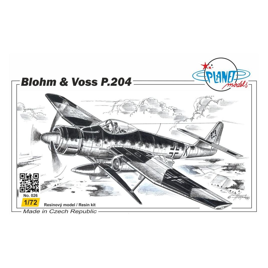 Planet Models Blohm & Voss BV P.204 (129-PLT026)
