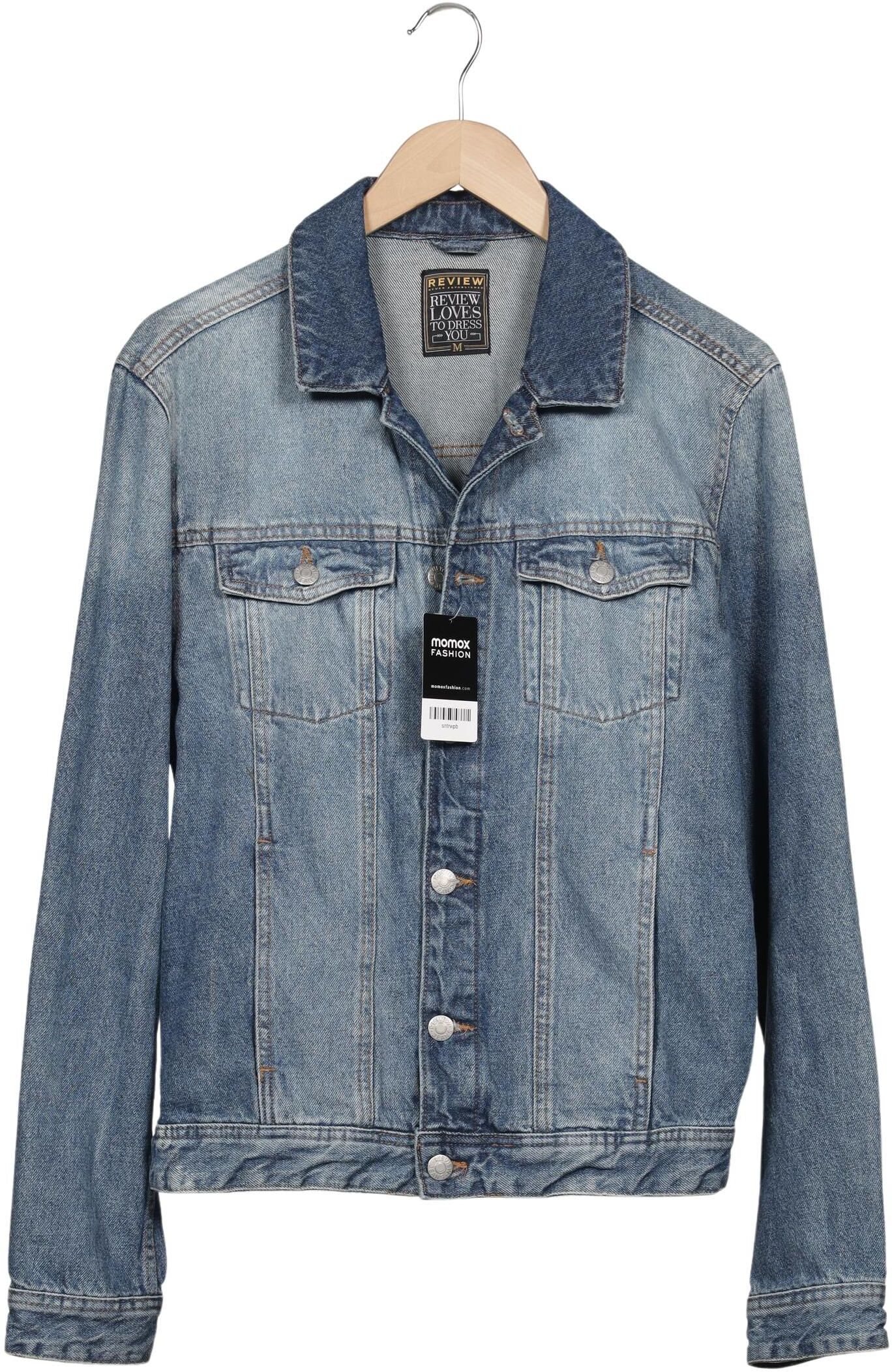 Review Herren Jacke, Blau, Gr. M, Baumwolle - Second Hand