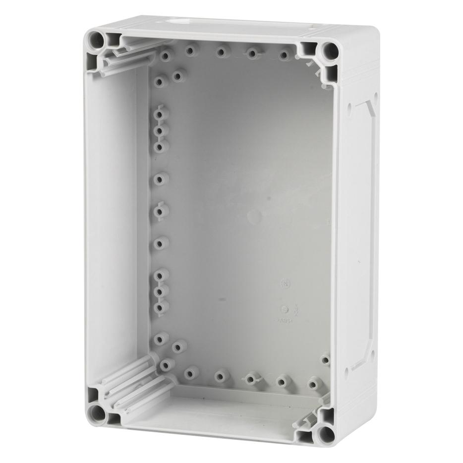 Ensto Wandschrankkasten unten Cubo O ABS 200x300x100 mm grau RAL7035 ohne Vorprägungen (Gehäuse) (6418677164323)