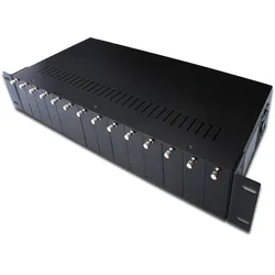 DIGITUS Medienkonverter Gehäuse, 14 Slots, 2HE für DN-82x1x, DN-82x2x und DN-82x3x Serien