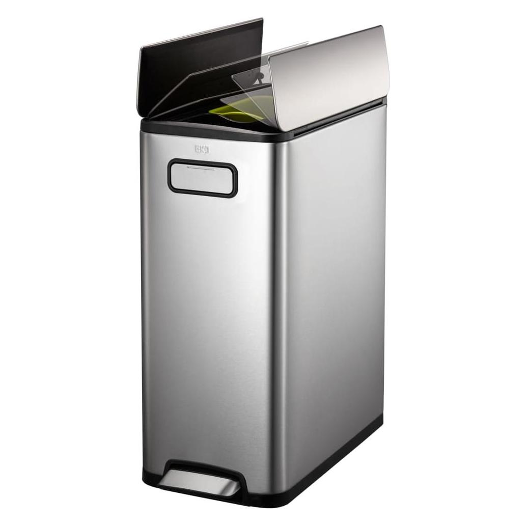 EKO Treteimer Ecofly 2x20 Liter edelstahl (40 l) (8713631712335)