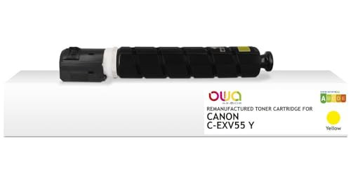 ARMOR OWA Toner Geel voor Canon C-EXV55 Y / 2185C002