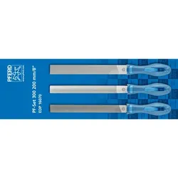 Feilen-Set mit Heft 3-tlg. 200/300mm Feilen-Sortiment für anspruchsvolle Heim-/Handwerker