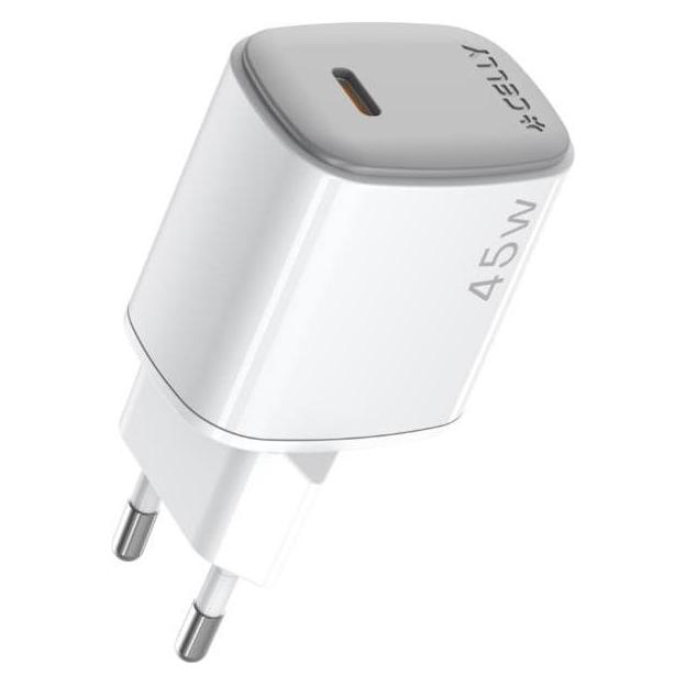 Celly Wandladegerät UPTC1USBC45WWH (45 W, 1 Port) (UPTC1USBC45WWH)