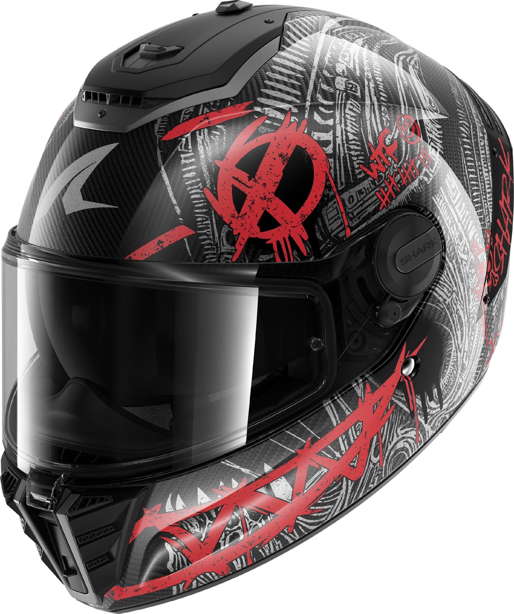 Shark Spartan RS Shiever Carbon Helm HE8161E-DAR-M