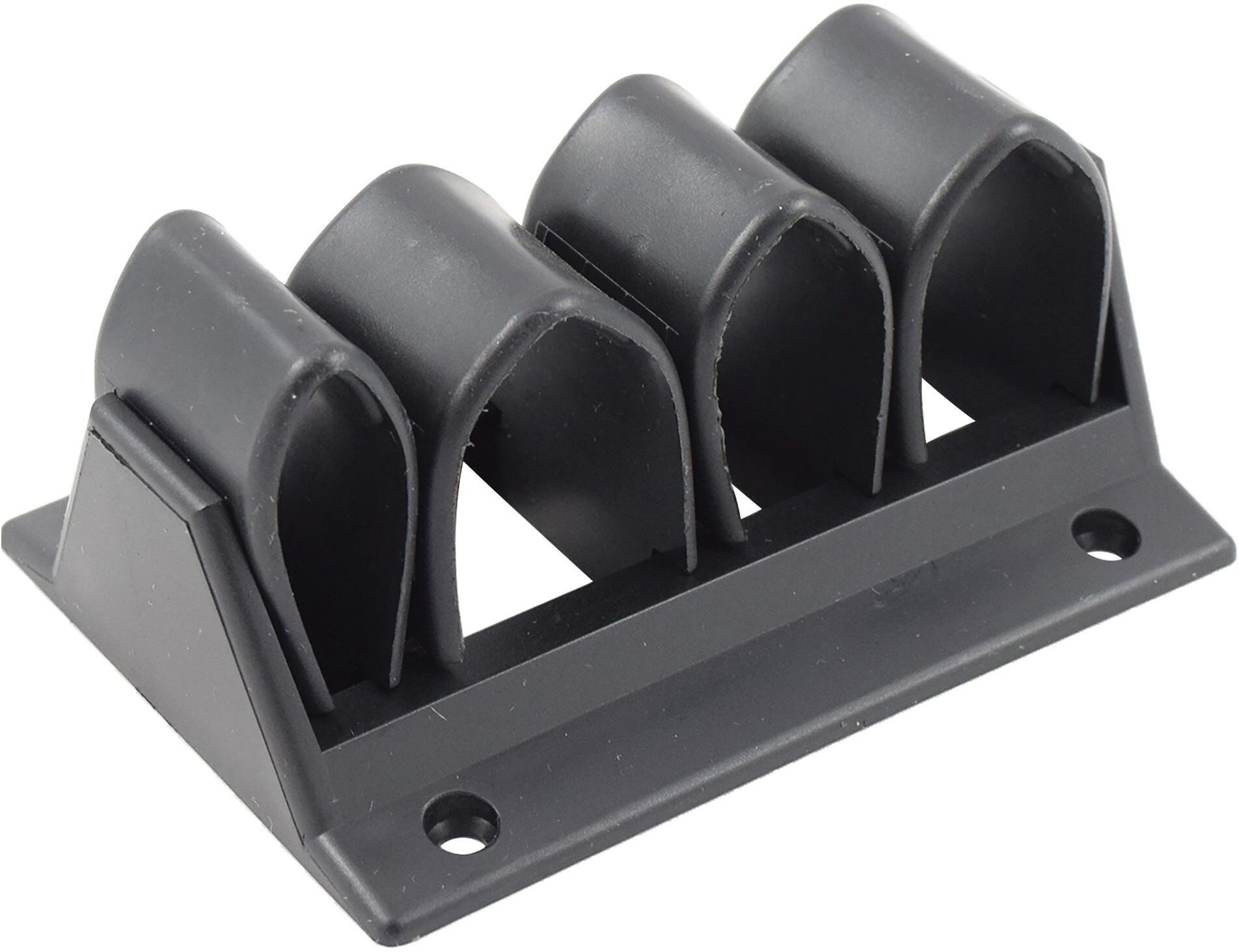 Tecnomat SUPPORTO PER CAVI 91x65 mm PVC NERO